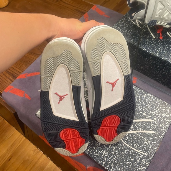 midnight navy jordan 4’s - Picture 4 of 7